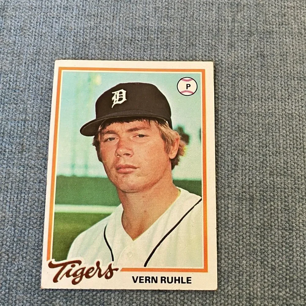 1978 Topps Detroit Tigers Baseball Card Trading Card